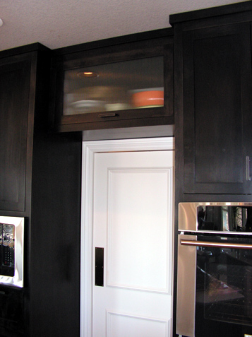Bridge Cabinet over Dining Room Door